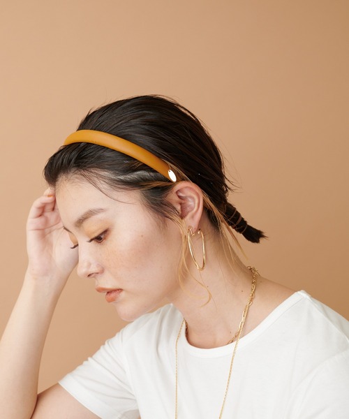 PAPILLONNER(パピヨネ)の「【PAPILLONNER/パピヨネ】カチューシャ(カチューシャ・レディース・キャメル/ブラック・FREE)」の12枚目の写真