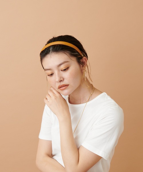 PAPILLONNER(パピヨネ)の「【PAPILLONNER/パピヨネ】カチューシャ(カチューシャ・レディース・キャメル/ブラック・FREE)」の14枚目の写真