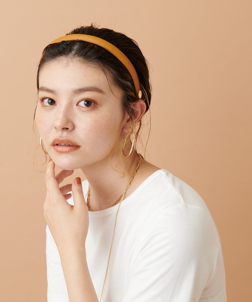 PAPILLONNER(パピヨネ)の「【PAPILLONNER/パピヨネ】カチューシャ(カチューシャ・レディース・キャメル/ブラック・FREE)」の3枚目の写真