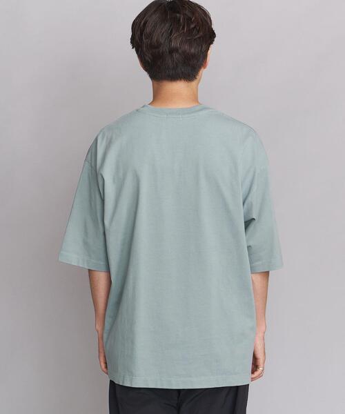 BEAUTY&YOUTH UNITED ARROWS（ビューティーアンドユースユナイテッドアローズ）の「BY ｢FIN｣ ワイド テーパード クルーネック/Tシャツ（Tシャツ/カットソー・メンズ・ホワイト/ベージュ/ライム・LARGE/X-LARGE/SMALL/MEDIUM）」の8枚目の写真