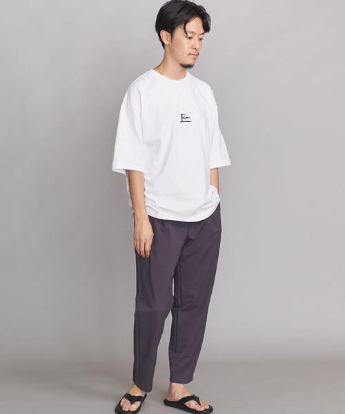 BEAUTY&YOUTH UNITED ARROWS（ビューティーアンドユースユナイテッドアローズ）の「BY ｢FIN｣ ワイド テーパード クルーネック/Tシャツ（Tシャツ/カットソー・メンズ・ホワイト/ベージュ/ライム・LARGE/X-LARGE/SMALL/MEDIUM）」の11枚目の写真