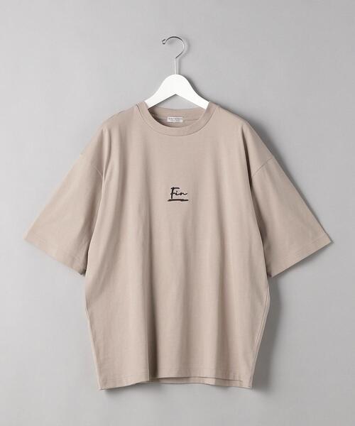 BEAUTY&YOUTH UNITED ARROWS（ビューティーアンドユースユナイテッドアローズ）の「BY ｢FIN｣ ワイド テーパード クルーネック/Tシャツ（Tシャツ/カットソー・メンズ・ホワイト/ベージュ/ライム・LARGE/X-LARGE/SMALL/MEDIUM）」の20枚目の写真