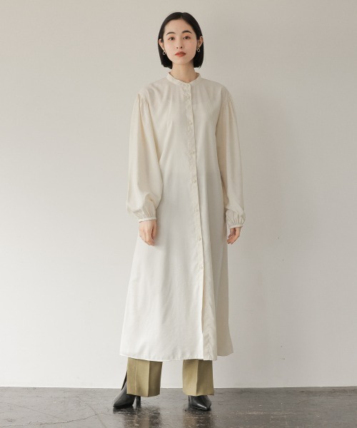 LOWRYS FARM（ローリーズファーム）の「レイヤードベスト２Ｐワンピース　215413（ワンピース・レディース・アイボリー/チャコールグレー/ブラウン/グリーン・FREE）」の18枚目の写真