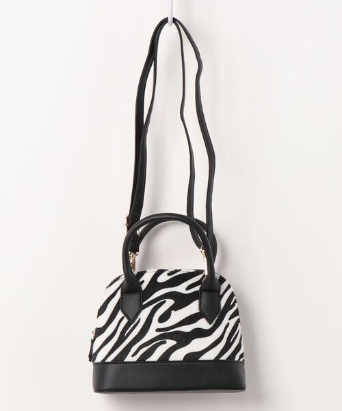 ems excite(エムズエキサイト)の「2WAY柄ボストンBAG(ボストンバッグ・レディース・ホワイト系その他/アニマル/グリーン・FREE)」の13枚目の写真