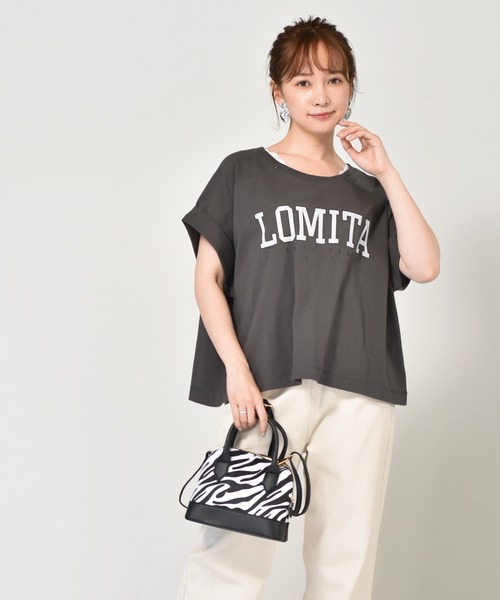 ems excite(エムズエキサイト)の「2WAY柄ボストンBAG(ボストンバッグ・レディース・ホワイト系その他/アニマル/グリーン・FREE)」の10枚目の写真