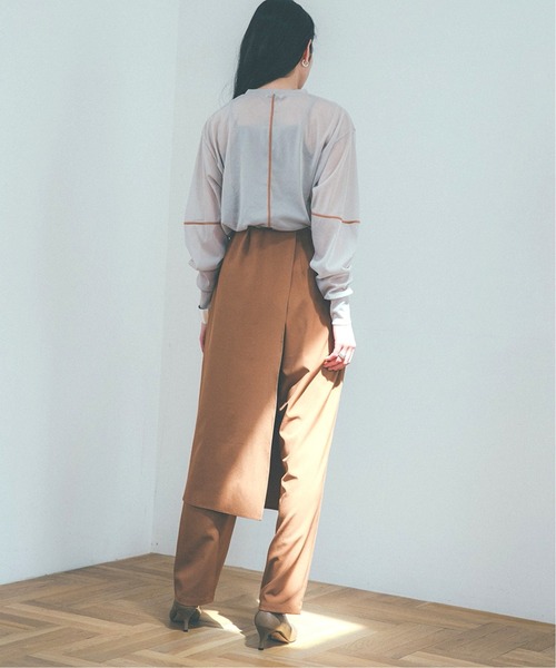 SLOBE IENA - CLANE クラネ　SOLID SLEEVE SHEER L/S トップス SLOBE IENA（スローブイエナ）の「【CLANE/クラネ】 SOLID