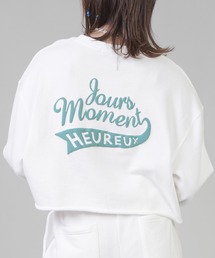 SPINNS | HEUREUXロゴ バックプリント裏毛スウェット(スウェット)