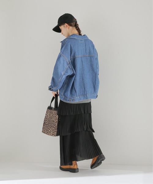 Levi's（リーバイス）の「【LEVI’S/リーバイス】STAY LOOSE TYPE 1 TRUCKER：デニムジャケット◆（デニムジャケット・レディース・ブルー・SMALL）」の5枚目の写真