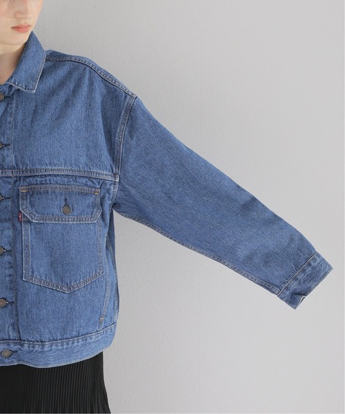 Levi's（リーバイス）の「【LEVI’S/リーバイス】STAY LOOSE TYPE 1 TRUCKER：デニムジャケット◆（デニムジャケット・レディース・ブルー・SMALL）」の11枚目の写真