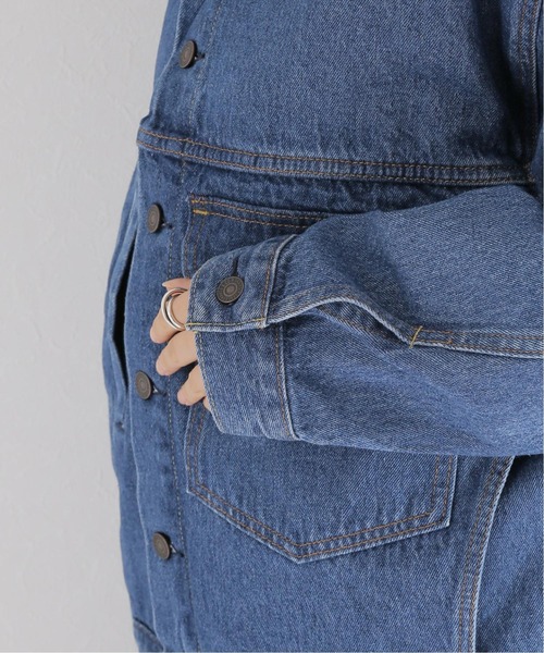 Levi's（リーバイス）の「【LEVI’S/リーバイス】STAY LOOSE TYPE 1 TRUCKER：デニムジャケット◆（デニムジャケット・レディース・ブルー・SMALL）」の12枚目の写真