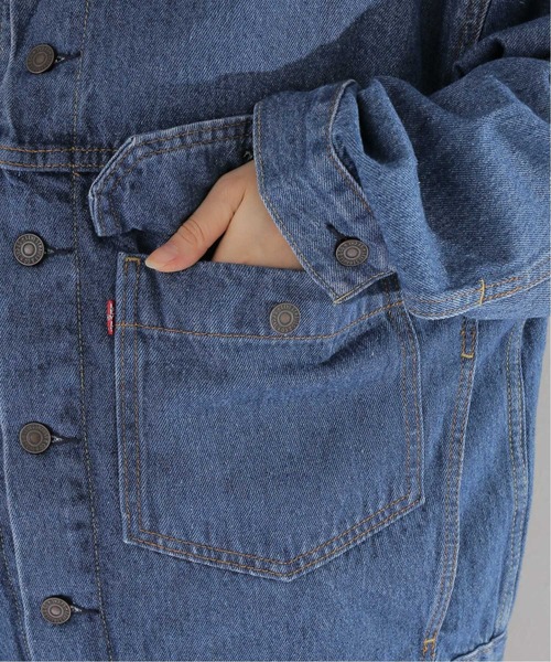 Levi's（リーバイス）の「【LEVI’S/リーバイス】STAY LOOSE TYPE 1 TRUCKER：デニムジャケット◆（デニムジャケット・レディース・ブルー・SMALL）」の13枚目の写真