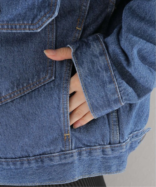 Levi's（リーバイス）の「【LEVI’S/リーバイス】STAY LOOSE TYPE 1 TRUCKER：デニムジャケット◆（デニムジャケット・レディース・ブルー・SMALL）」の15枚目の写真