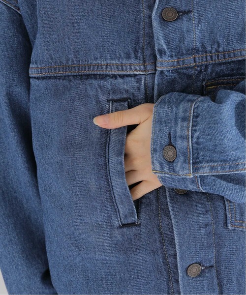 Levi's（リーバイス）の「【LEVI’S/リーバイス】STAY LOOSE TYPE 1 TRUCKER：デニムジャケット◆（デニムジャケット・レディース・ブルー・SMALL）」の16枚目の写真