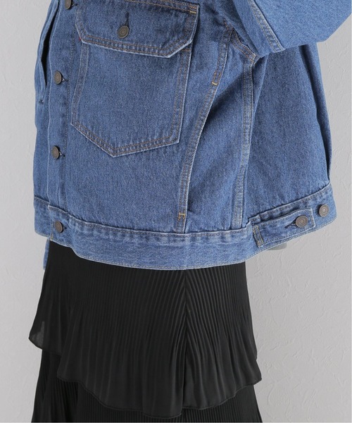 Levi's（リーバイス）の「【LEVI’S/リーバイス】STAY LOOSE TYPE 1 TRUCKER：デニムジャケット◆（デニムジャケット・レディース・ブルー・SMALL）」の18枚目の写真