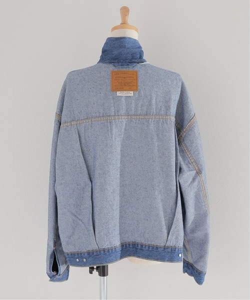 Levi's（リーバイス）の「【LEVI’S/リーバイス】STAY LOOSE TYPE 1 TRUCKER：デニムジャケット◆（デニムジャケット・レディース・ブルー・SMALL）」の21枚目の写真