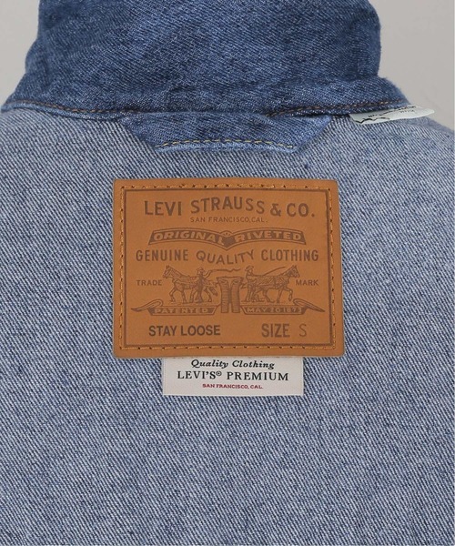 Levi's（リーバイス）の「【LEVI’S/リーバイス】STAY LOOSE TYPE 1 TRUCKER：デニムジャケット◆（デニムジャケット・レディース・ブルー・SMALL）」の22枚目の写真