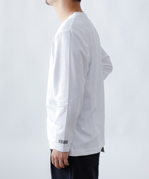 COLONY 2139(コロニートゥーワンスリーナイン)の「18/-綿天竺バーコードプリントロンT(Tシャツ/カットソー・メンズ・カーキ/ホワイト/ブラック系その他/ブラック・MEDIUM/LARGE/X-LARGE)」の12枚目の写真