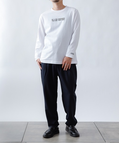 COLONY 2139(コロニートゥーワンスリーナイン)の「18/-綿天竺バーコードプリントロンT(Tシャツ/カットソー・メンズ・カーキ/ホワイト/ブラック系その他/ブラック・MEDIUM/LARGE/X-LARGE)」の16枚目の写真