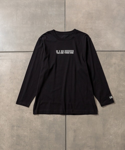 COLONY 2139(コロニートゥーワンスリーナイン)の「18/-綿天竺バーコードプリントロンT(Tシャツ/カットソー・メンズ・カーキ/ホワイト/ブラック系その他/ブラック・MEDIUM/LARGE/X-LARGE)」の6枚目の写真