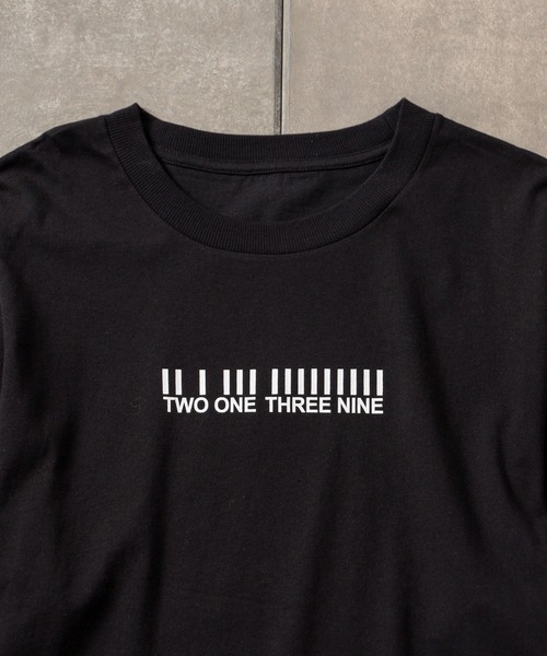 COLONY 2139(コロニートゥーワンスリーナイン)の「18/-綿天竺バーコードプリントロンT(Tシャツ/カットソー・メンズ・カーキ/ホワイト/ブラック系その他/ブラック・MEDIUM/LARGE/X-LARGE)」の7枚目の写真