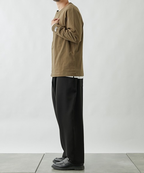 COLONY 2139(コロニートゥーワンスリーナイン)の「18/-綿天竺バーコードプリントロンT(Tシャツ/カットソー・メンズ・カーキ/ホワイト/ブラック系その他/ブラック・MEDIUM/LARGE/X-LARGE)」の5枚目の写真