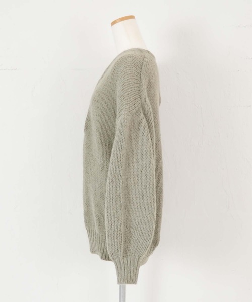 ローゲージハンドライクニットカーディガン