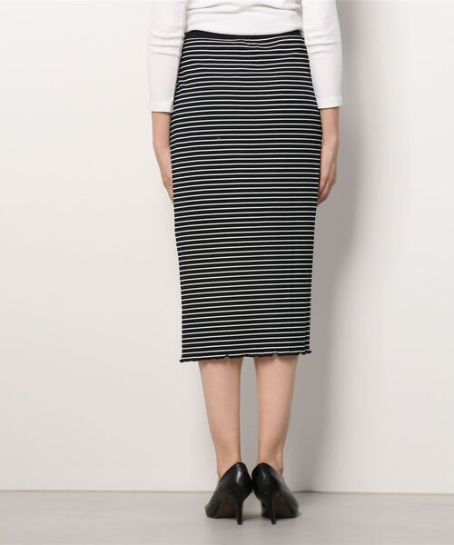 MAX&Co.（マックス アンド コー）の「MAX＆Co. [キョド] リブ ジャージー スカート（スカート・レディース・ブラック・MEDIUM/LARGE/SMALL）」の8枚目の写真