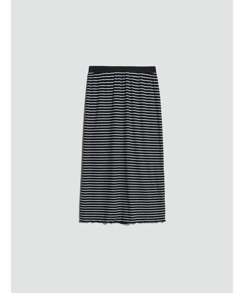MAX&Co.（マックス アンド コー）の「MAX＆Co. [キョド] リブ ジャージー スカート（スカート・レディース・ブラック・MEDIUM/LARGE/SMALL）」の2枚目の写真
