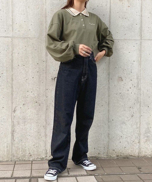 apres jour(アプレジュール)の「配色ポロシャツ【ZOZOTOWN限定アイテム】(ポロシャツ・レディース・アイボリー/グリーン系その他/ブルー系その他・X-LARGE/フリー)」の22枚目の写真