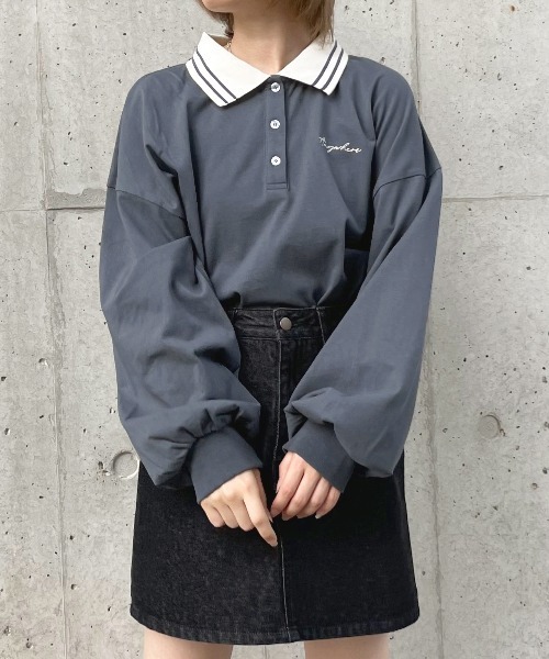 apres jour(アプレジュール)の「配色ポロシャツ【ZOZOTOWN限定アイテム】(ポロシャツ・レディース・アイボリー/グリーン系その他/ブルー系その他・X-LARGE/フリー)」の13枚目の写真