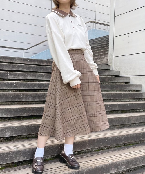 apres jour(アプレジュール)の「配色ポロシャツ【ZOZOTOWN限定アイテム】(ポロシャツ・レディース・アイボリー/グリーン系その他/ブルー系その他・X-LARGE/フリー)」の8枚目の写真