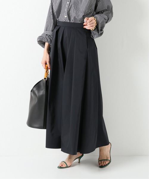 plage（プラージュ）の「Taffeta maxi スカート◆（スカート・レディース・ブラック/ブルー系その他・38/36）」の2枚目の写真