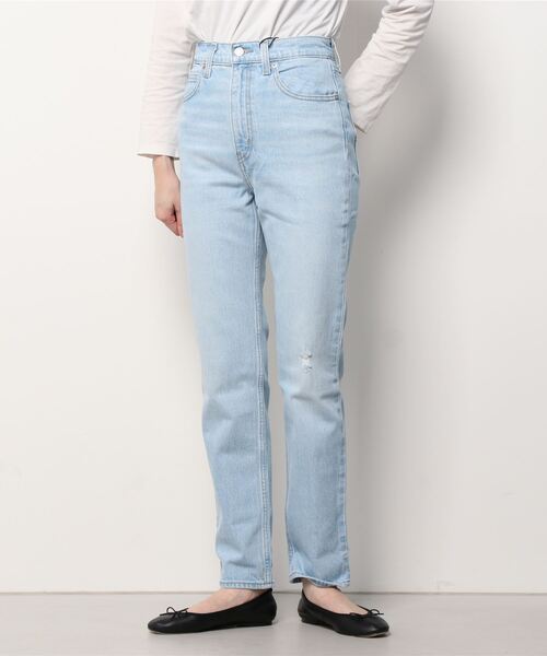 Levi's(リーバイス)の「Levi's/リーバイス 70S HIGH STRAIGHT MARIN HITS(デニムパンツ・レディース・ライトインディゴブルー・28inch/30inch/27inch/23inch/29inch/25inch/24inch/26inch)」の14枚目の写真