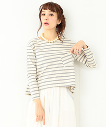 CAROLINA GLASER | CAROLINA GLASER / ワイドボーダートップス(Tシャツ/カットソー)