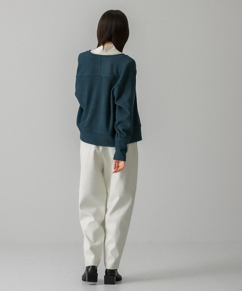 KBF（ケイビーエフ）の「リングドットRIBカーディガン（カーディガン/ボレロ・レディース・ブラック/カーキ/ブルー系その他・ONE）」の7枚目の写真