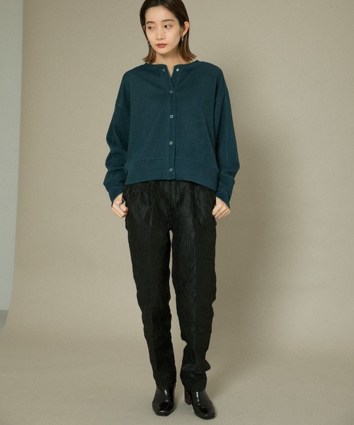 KBF（ケイビーエフ）の「リングドットRIBカーディガン（カーディガン/ボレロ・レディース・ブラック/カーキ/ブルー系その他・ONE）」の12枚目の写真