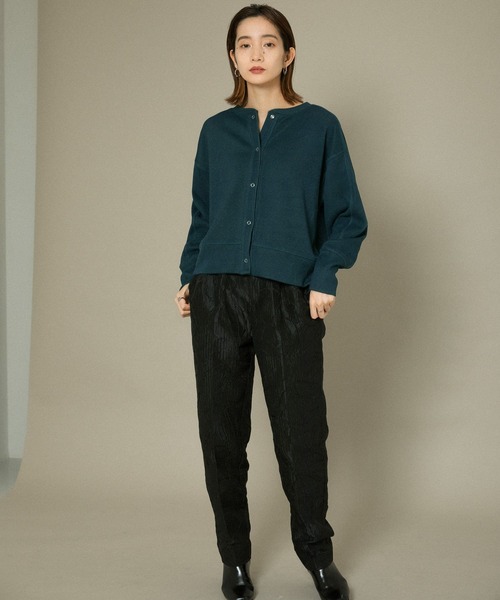 KBF（ケイビーエフ）の「リングドットRIBカーディガン（カーディガン/ボレロ・レディース・ブラック/カーキ/ブルー系その他・ONE）」の13枚目の写真