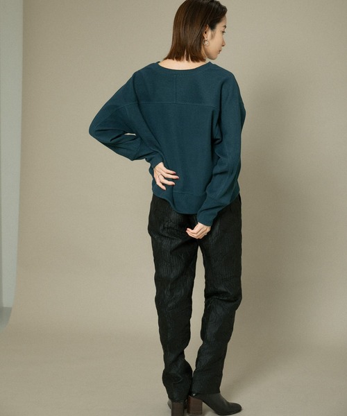 KBF（ケイビーエフ）の「リングドットRIBカーディガン（カーディガン/ボレロ・レディース・ブラック/カーキ/ブルー系その他・ONE）」の14枚目の写真