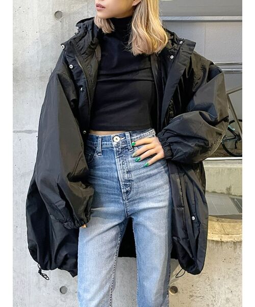 GYDA（ジェイダ）の「ワッシャーナイロンpadding コート（その他アウター・レディース・アイボリー/ブラック/ベージュ・FREE）」の14枚目の写真