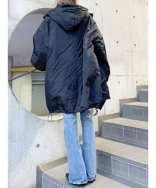 GYDA（ジェイダ）の「ワッシャーナイロンpadding コート（その他アウター・レディース・アイボリー/ブラック/ベージュ・FREE）」の9枚目の写真