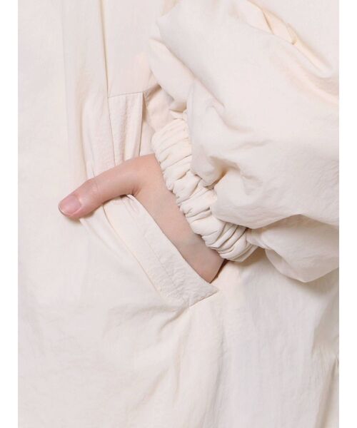 GYDA（ジェイダ）の「ワッシャーナイロンpadding コート（その他アウター・レディース・アイボリー/ブラック/ベージュ・FREE）」の7枚目の写真