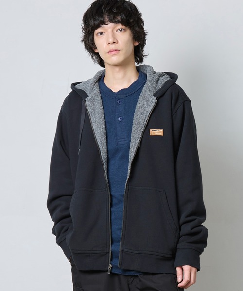 カタディン・アイアン・ワークス・フード・スウェットシャツ、フリース