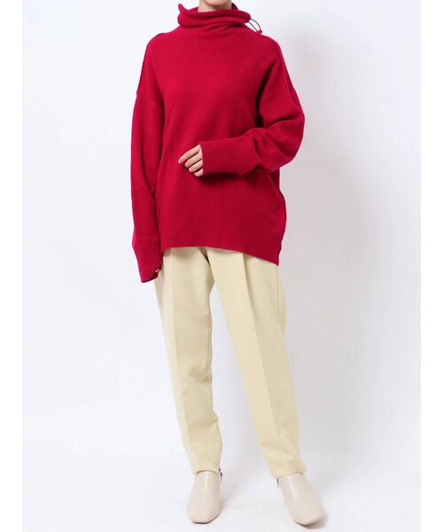 ELENDEEK（エレンディーク）の「フォックスインランドリーニット（ニット/セーター・レディース・レッド/ピンク/ベージュ・FREE）」の11枚目の写真