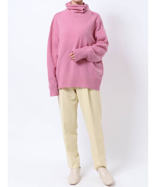【美品】エレンディーク 洗える フォックス混 フォックスインランドリーニット 美品】エレンディーク 洗える フォックス混 フォックスイン