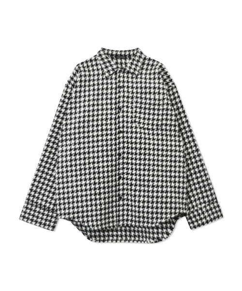 ANDGEEBEE(アンジービー)の「【UNISEX】千鳥オーバーサイズシャツ(シャツ/ブラウス・レディース・ベージュ/ブラック・MEDIUM)」の21枚目の写真