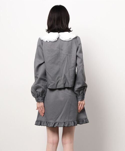 Secret Honey(シークレットハニー)の「ビッグカラーセットアップ(セットアップ・レディース・オフホワイト/ネイビー/ブラック・MEDIUM)」の7枚目の写真