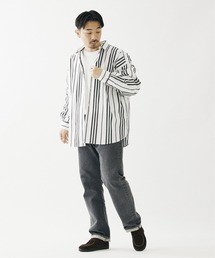 JOURNAL STANDARD（ジャーナルスタンダード）の「【WEB限定】ビッグ シルエット ストライプシャツ（シャツ/ブラウス・メンズ）」