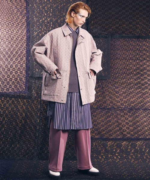 MAISON SPECIAL（メゾンスペシャル）の「《ユニセックスアイテム》エアクッションダンボールプライムワイドパンツ 【MAISON SPECIAL/メゾンスペシャル】（その他パンツ・メンズ・ネイビー/ブラック/グリーン/ピンク/オフホワイト・0/2/1）」の21枚目の写真