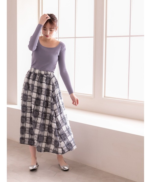 fifth(フィフス)の「【スタイリストプロデュース】スクエアトゥバレエシューズ(パンプス・レディース・ブラック/シルバー/ゴールド・22.5cm/23.5cm/24.5cm/23.0cm/24.0cm/25.0cm)」の16枚目の写真