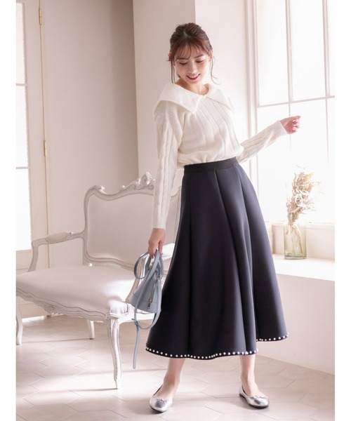 fifth(フィフス)の「【スタイリストプロデュース】スクエアトゥバレエシューズ(パンプス・レディース・ブラック/シルバー/ゴールド・22.5cm/23.5cm/24.5cm/23.0cm/24.0cm/25.0cm)」の17枚目の写真